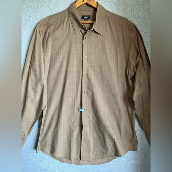 Calvin Klein Shirt Mens XL Button Down Extra Large - Picture 1 of 4